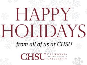 Happy Holidays from CHSU