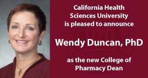 Wendy Duncan, PhD Announced as Dean of the CHSU College of Pharmacy