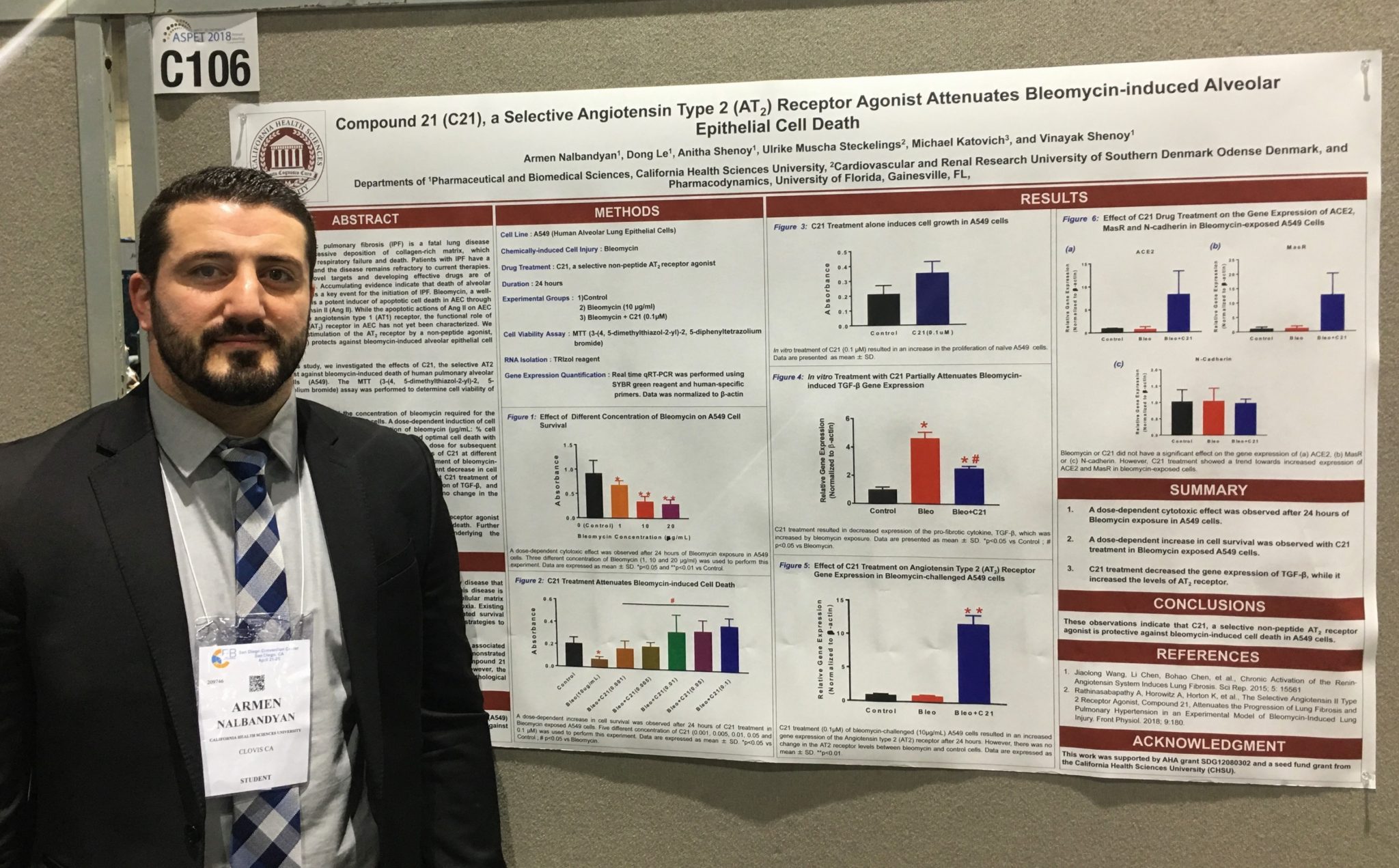 Student Presents at 2018 Annual Experimental Biology Conference