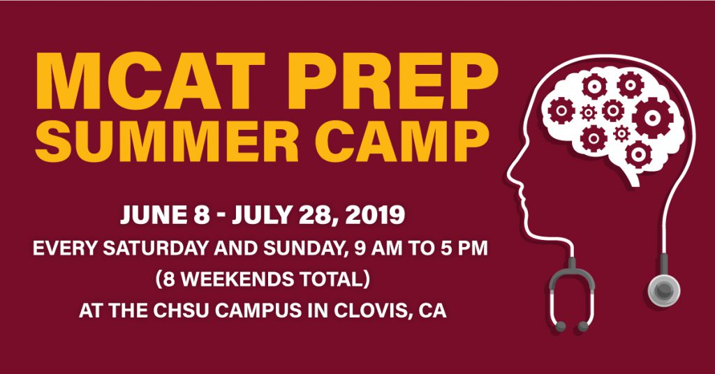 CHSU COM Offers MCAT Prep Summer Camp California Health Sciences