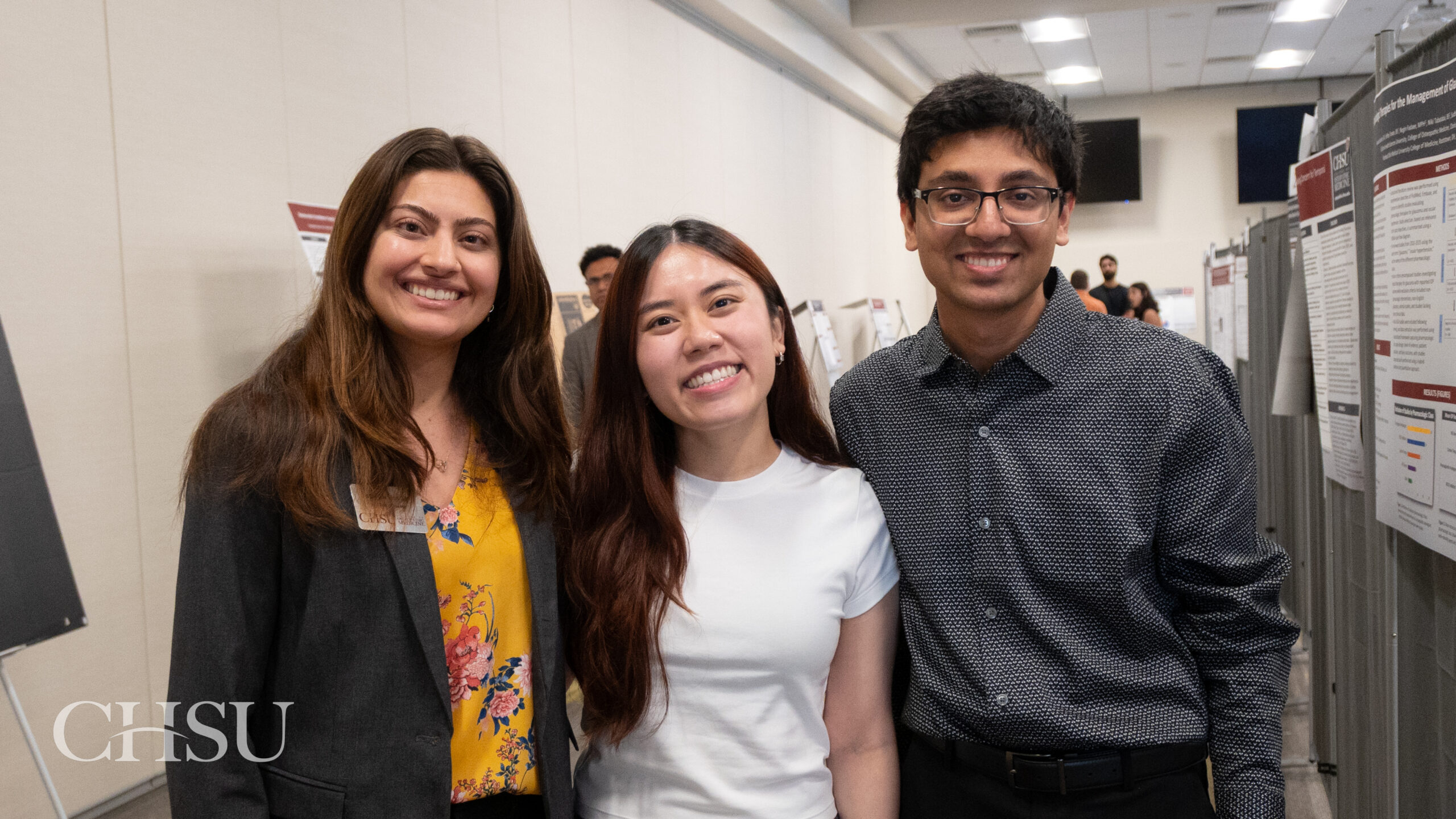 students at CHSU Research Day