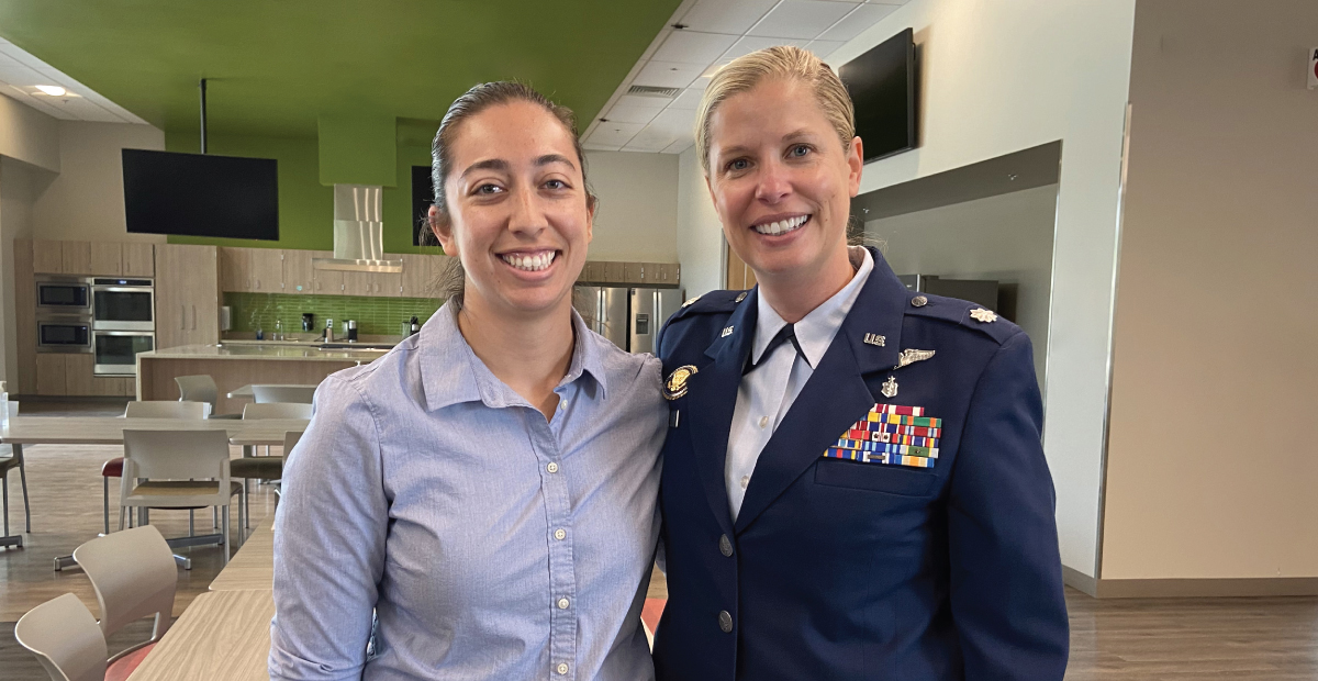 First Year Medical Student Commissioned Into the Air Force