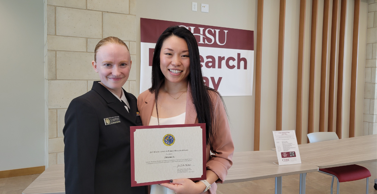 CHSU Medical Student, Christina Su, Receives 2023 Excellence in Public Health Award