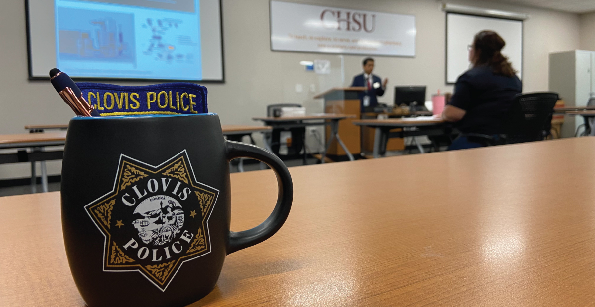 CHSU Hosts Clovis Police Department for a Prescription Drug Abuse Workshop
