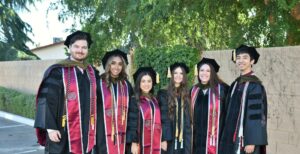 group of 2022 grads in regalia