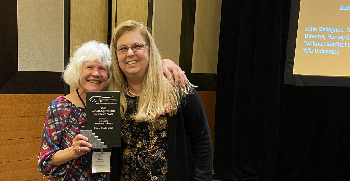 CHSU Librarian Receives National AAHSL Oppenheimer Cornerstone Award