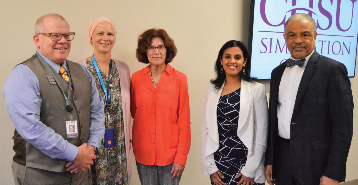 Valley healthcare leaders standing in a group