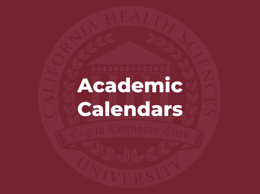 Office of the Registrar - California Health Sciences University