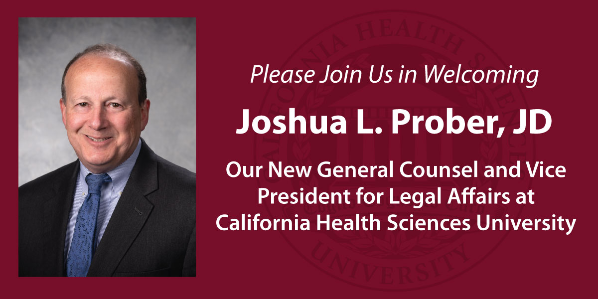 CHSU Welcomes Joshua L. Prober, JD